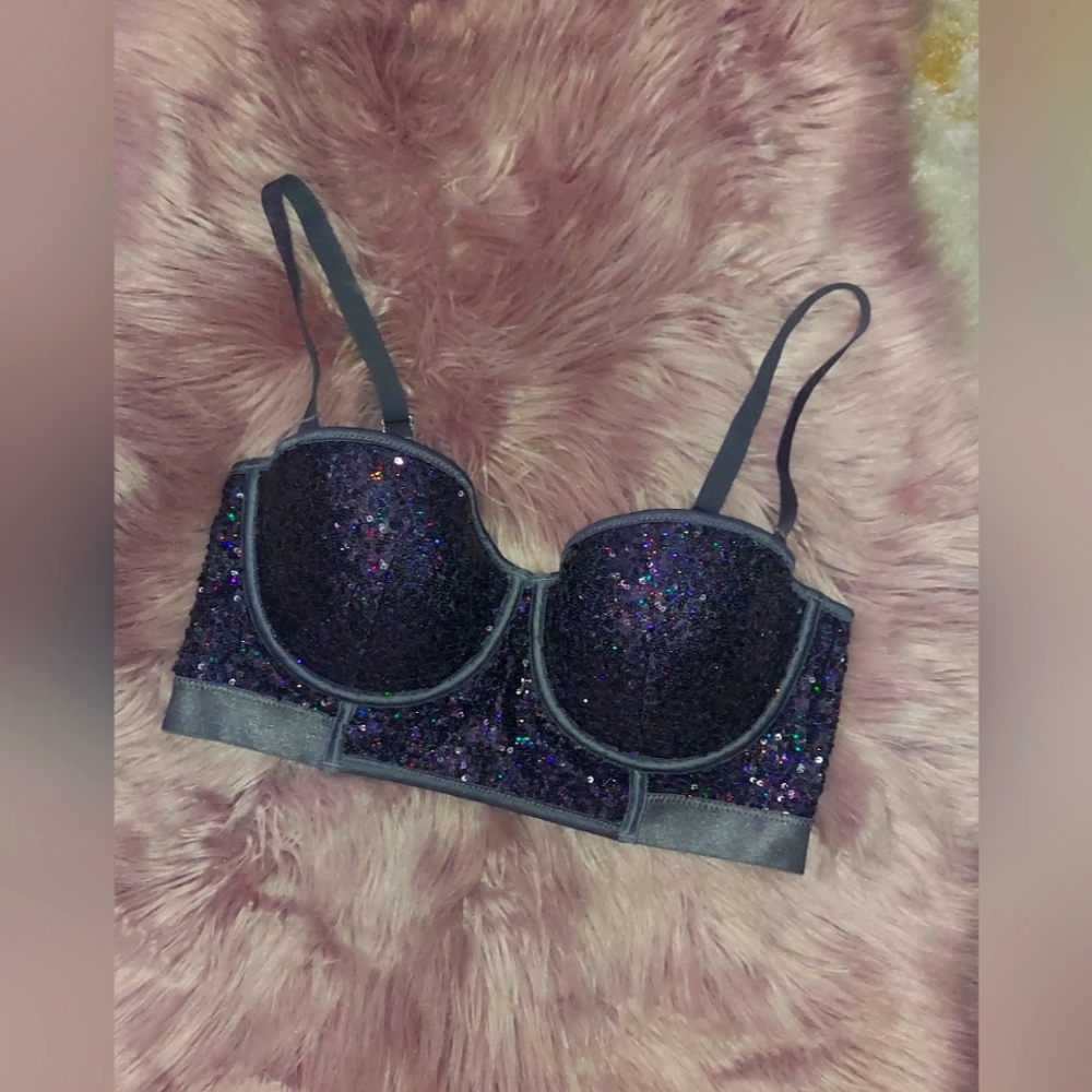 H&M Sparkling Purple Women's Bustier